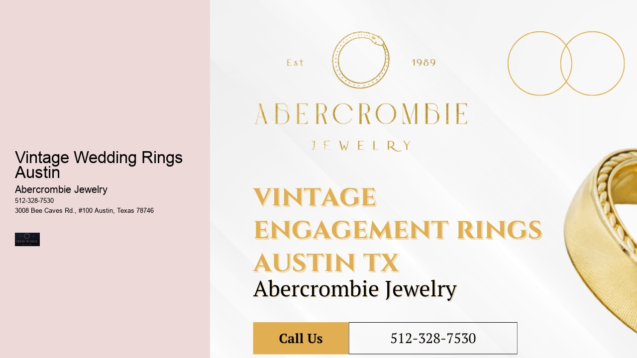 Vintage Wedding Rings Austin